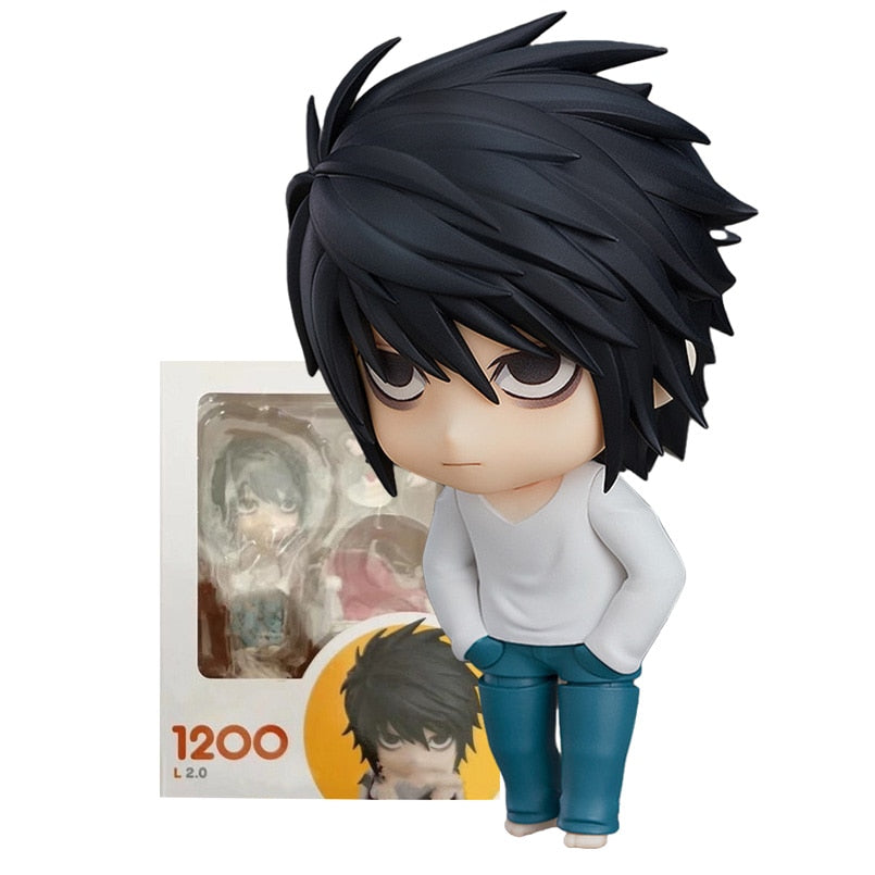 5pcs/set Q Anime DEATH NOTE Figure 1200# L Lawliet Action Figure Death Note 1160# Yagami Light Death Lawliet Figurine