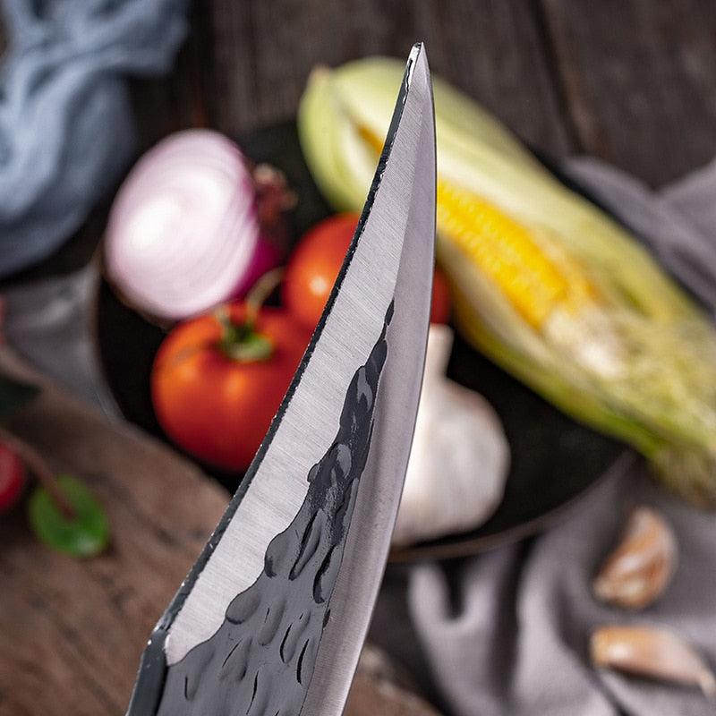 6&#39;&#39; Meat Cleaver Butcher Knife Stainless Steel Hand Forged Boning Knife Chopping Slicing Kitchen Knives Cookware Camping Kinves