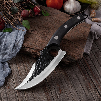 6&#39;&#39; Meat Cleaver Butcher Knife Stainless Steel Hand Forged Boning Knife Chopping Slicing Kitchen Knives Cookware Camping Kinves