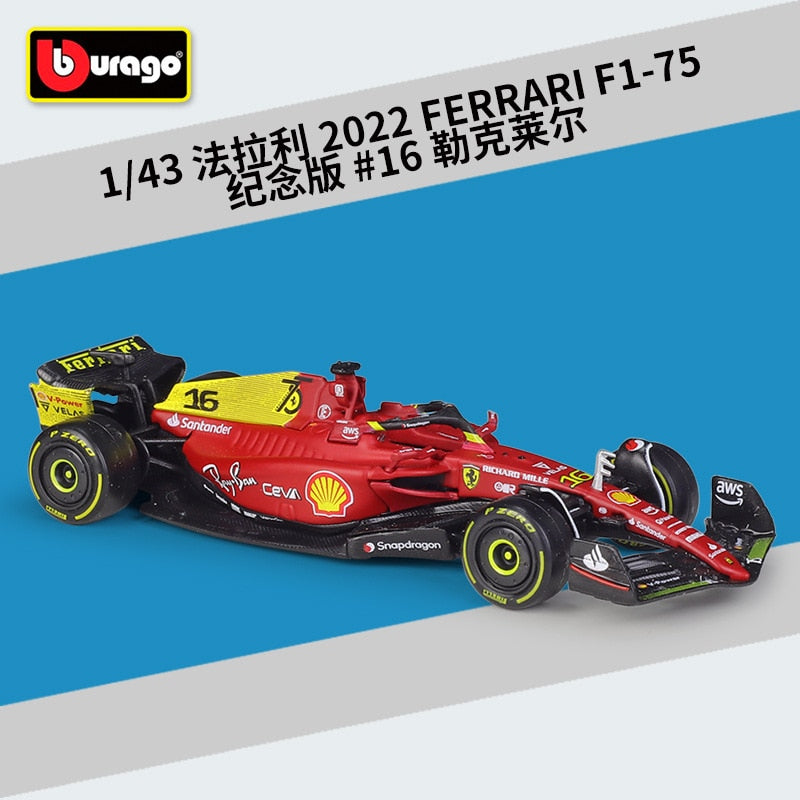 2022 Bburago RB18 Diecast 1:43 Car Red Bull Racing F1 Car Infiniti Racing Model Alloy Toy Formulaed One Car Collection Kid Gift