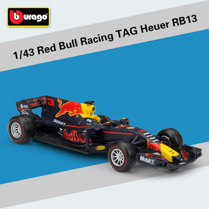 2022 Bburago RB18 Diecast 1:43 Car Red Bull Racing F1 Car Infiniti Racing Model Alloy Toy Formulaed One Car Collection Kid Gift