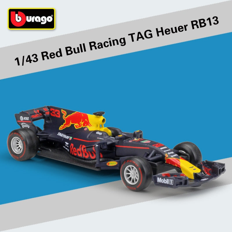 2022 Bburago RB18 Diecast 1:43 Car Red Bull Racing F1 Car Infiniti Racing Model Alloy Toy Formulaed One Car Collection Kid Gift