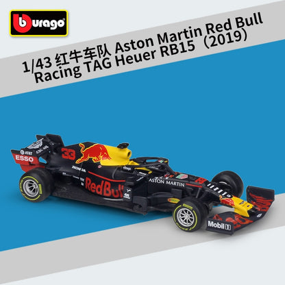 2022 Bburago RB18 Diecast 1:43 Car Red Bull Racing F1 Car Infiniti Racing Model Alloy Toy Formulaed One Car Collection Kid Gift